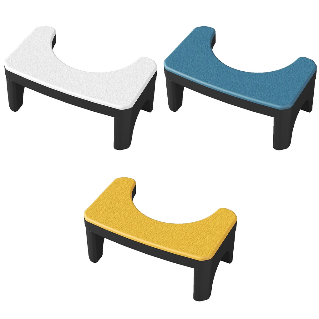 

Ergonomic Footrest Stool - Curved For Efficient Defecation Assistance Stable And Load-bearing Bathroom Supplies