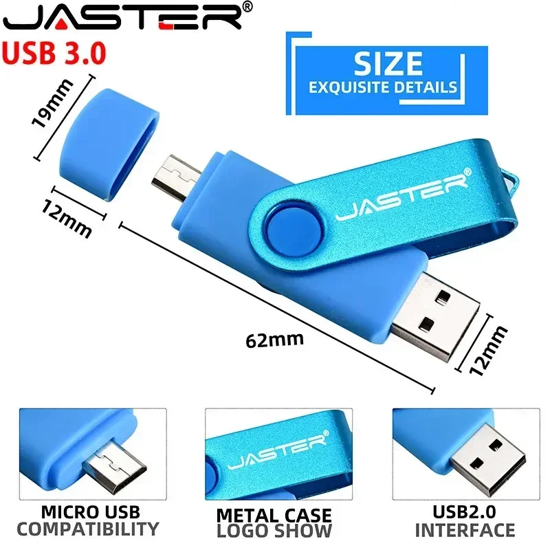 3 в 1 OTG Micro USB 0 флэш-накопители 128 Гб 64 ГБ высокоскоростной флеш-накопитель для