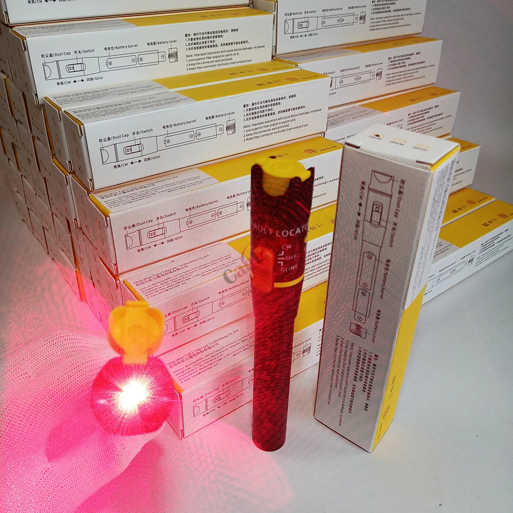 New Red Light Pen Preferential Price 10MW Visual Fault Locator Optical Cable Tester 10Km Range VFL EFVV-10 |