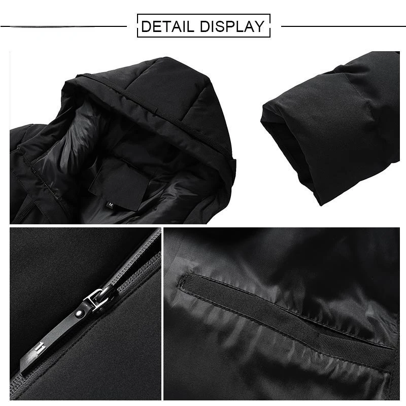 Men's Cotton Padded Clothes 2021 Autumn Winter Warm Windproof Jacket Mens Coats Overcoats Male Clothes