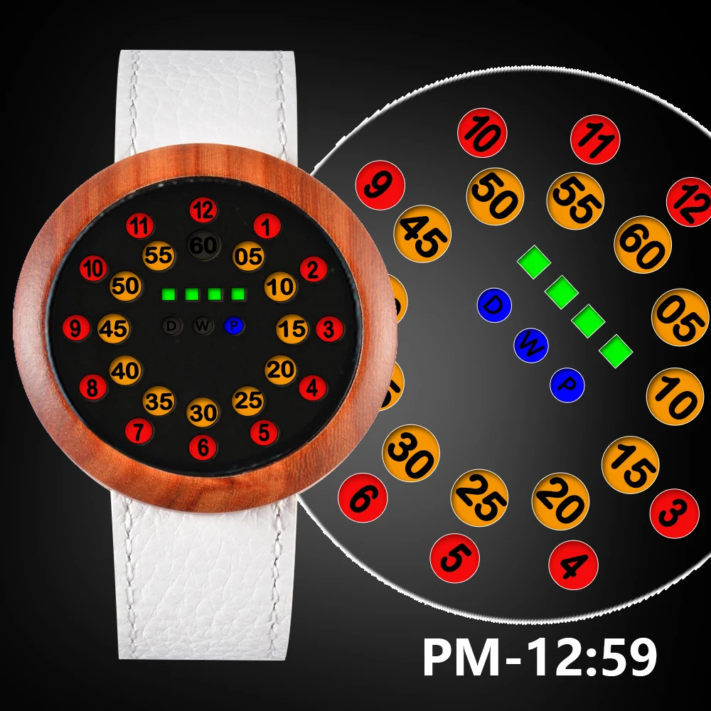 

diqital wristwatches his hers cool wood watches dropshipping fashion wood watch simple for couple free shipping gift box