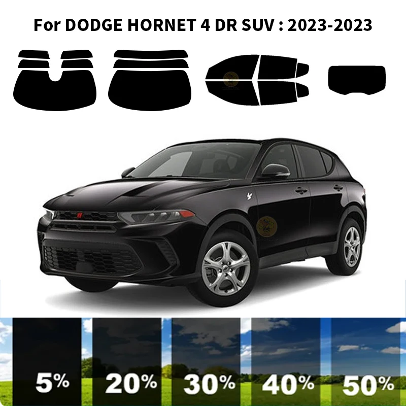 

Precut nanoceramics car UV Window Tint Kit Automotive Window Film For DODGE HORNET 4 DR SUV 2023-2023