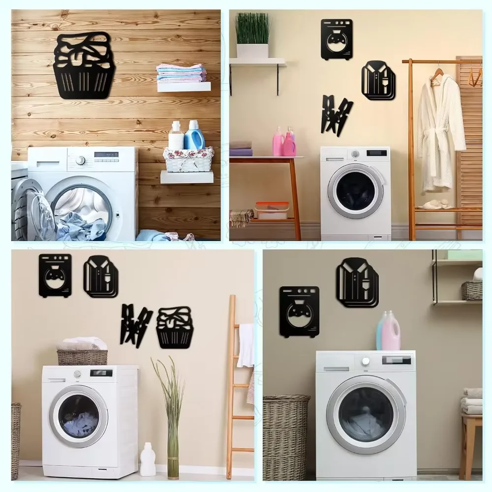 Привлекательный стильный табличка для стирки в деревенском стиле