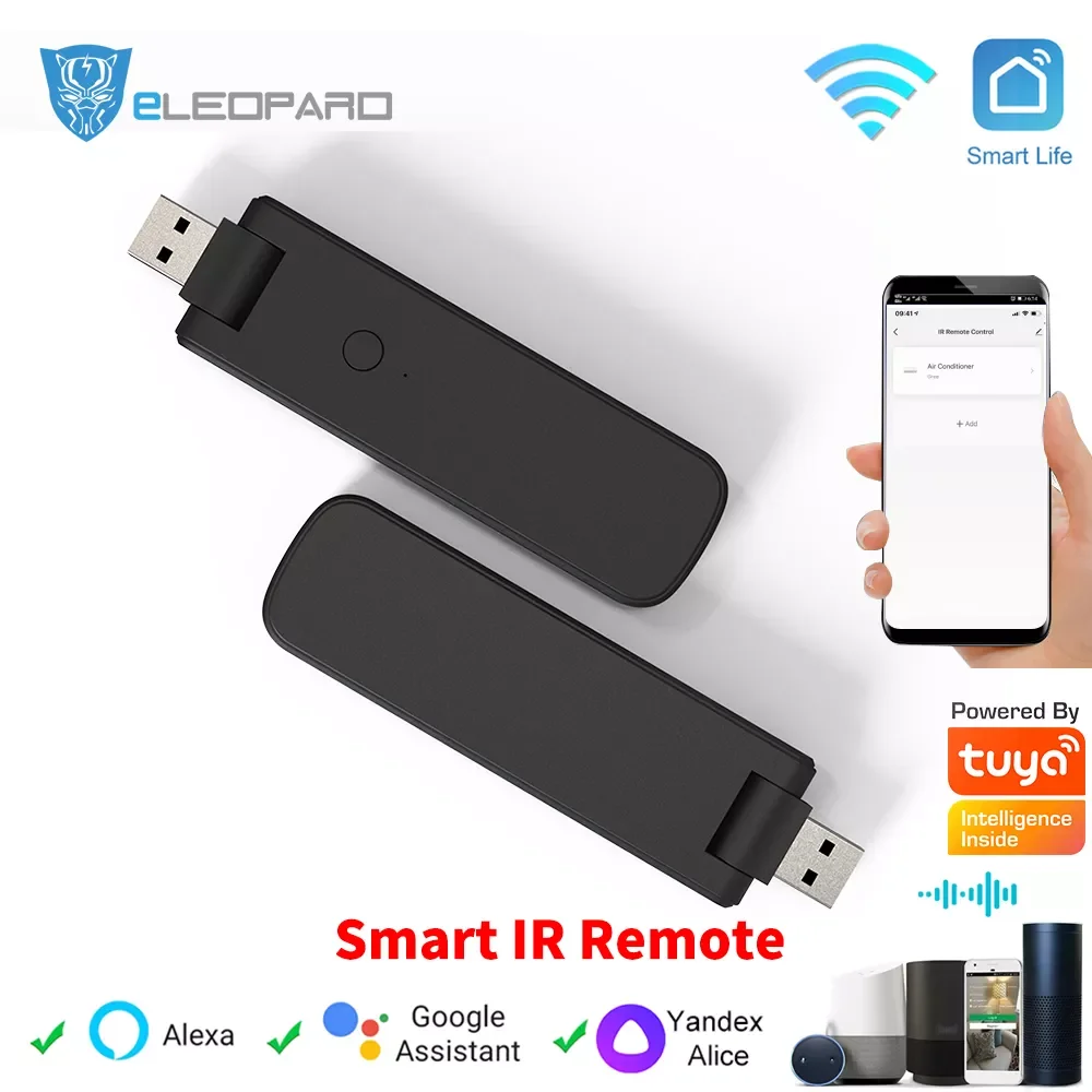 

WiFi IR Remote Control For Smart Home USB Power Supply for TV AC Air Conditioner Work with Alexa Home Yandex Alice