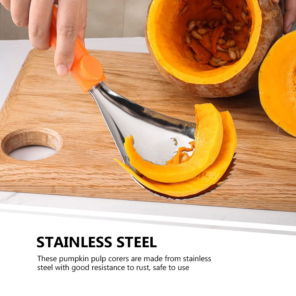 Pumpkin Scooper and Pulp Separator Remover Kitchen Core Removing Removers Corer Tools