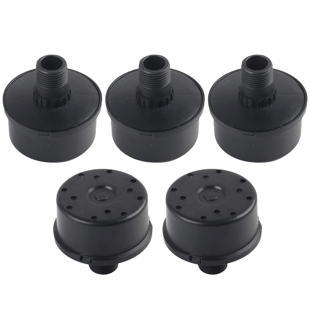 

5PCS 20mm Male Threaded Filter Silencer Mufflers For Air Compressor Intake Filter Silencer Suit For Direct Connection