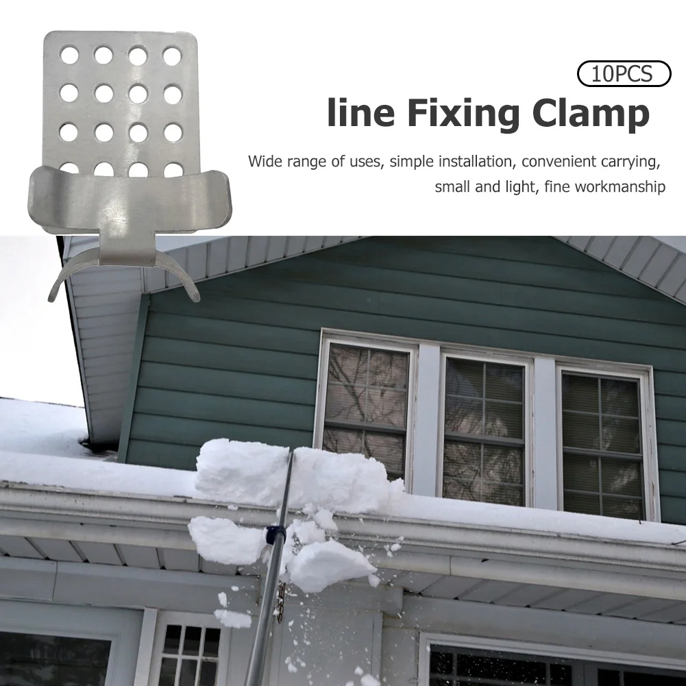 

Крепежный зажим для алюминиевых линий, многофункциональный портативный нагревательный кабель для крыши, простая установка, водонепроница...