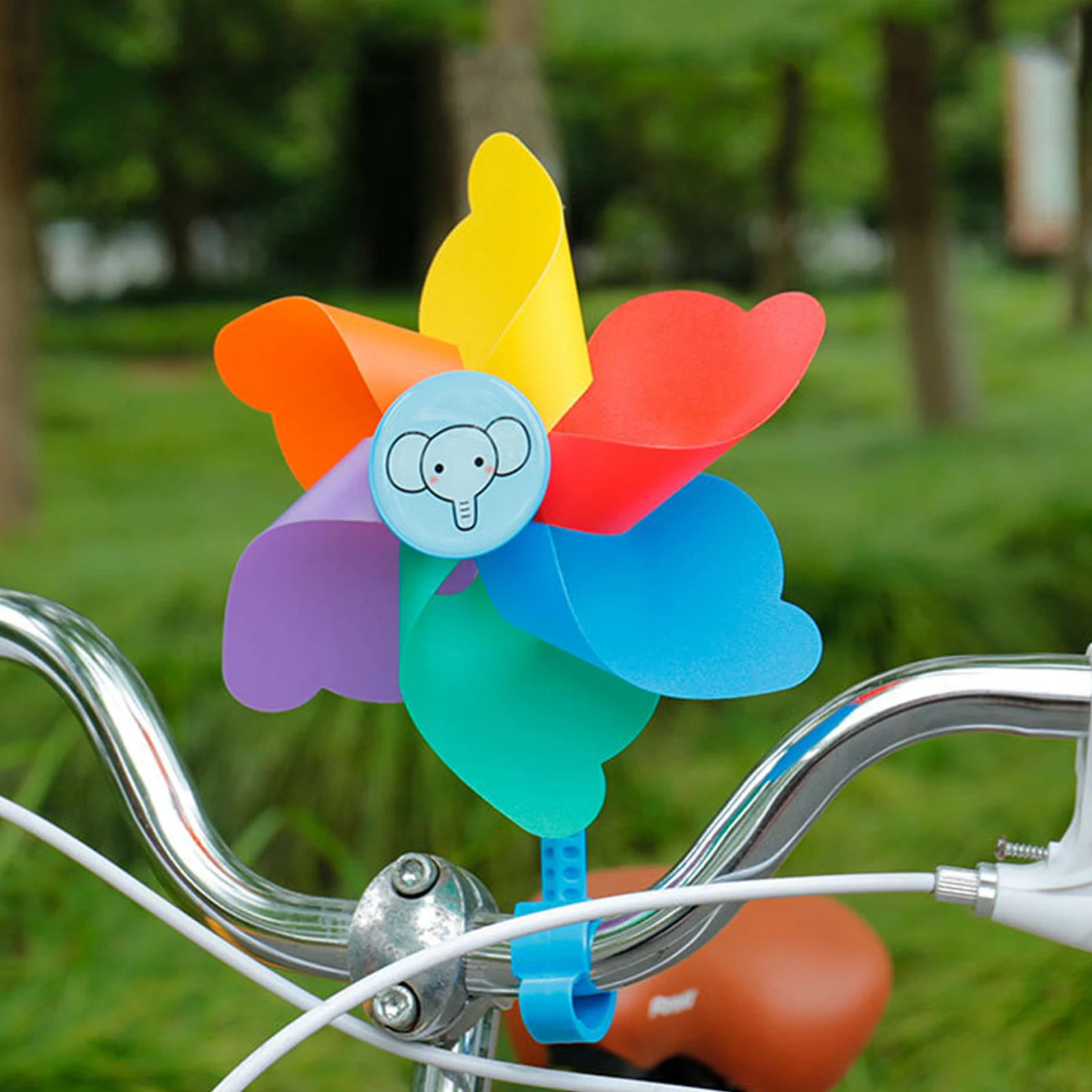 

Детская игрушка-ветряная мельница, милое вращающееся колесо с пряжкой и кисточкой, маленькая ветряная мельница, брикет для велосипеда, скут...