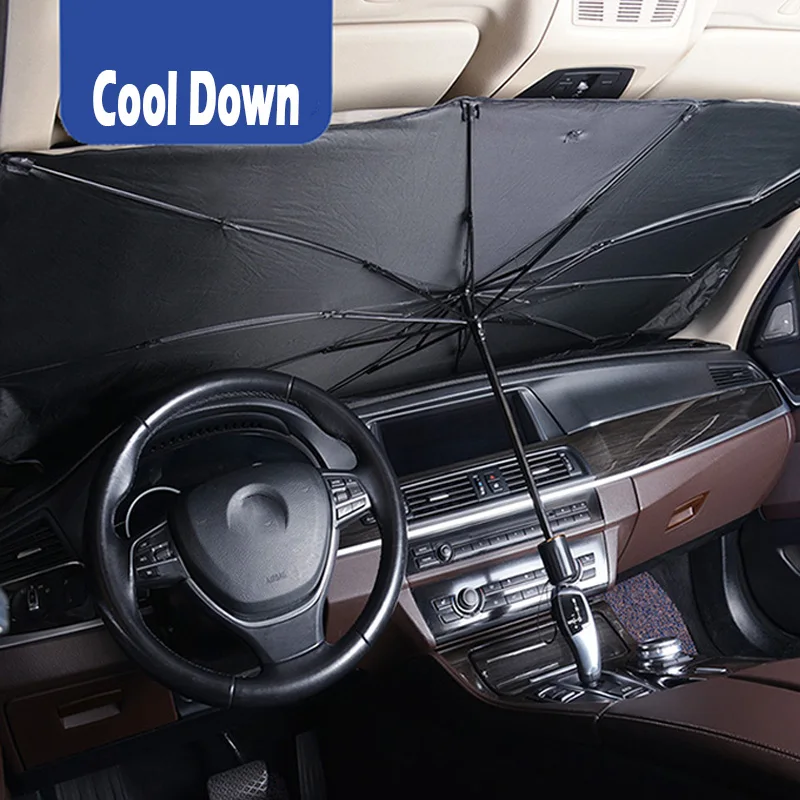 

Car Sun Shade Protector Parasol UV Heat Insulation Cover Car Goods For Skoda Accessories kodiaq rapid karoq superb Octavia Scala
