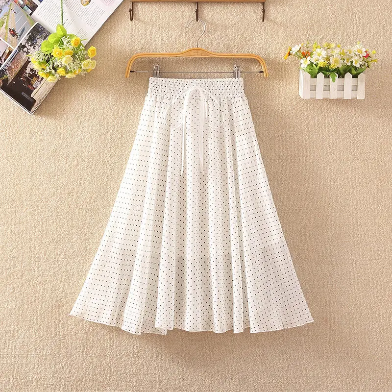 Женская Цветочная юбка с высокой талией Длинная летняя шифоновая принтом 2020