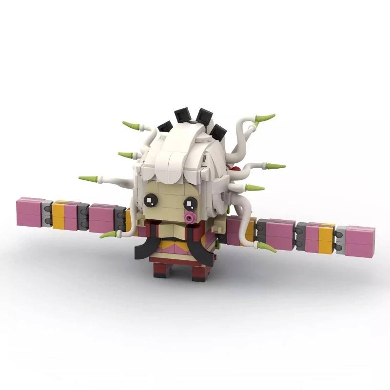 Фото MOC Классическая аниме-фигурка Kill Ghosts Bricksheadz Slayer Demon Blade, мультяшная кукла, строительные блоки, модель, коллекция для взрослых, игрушка в подарок №5