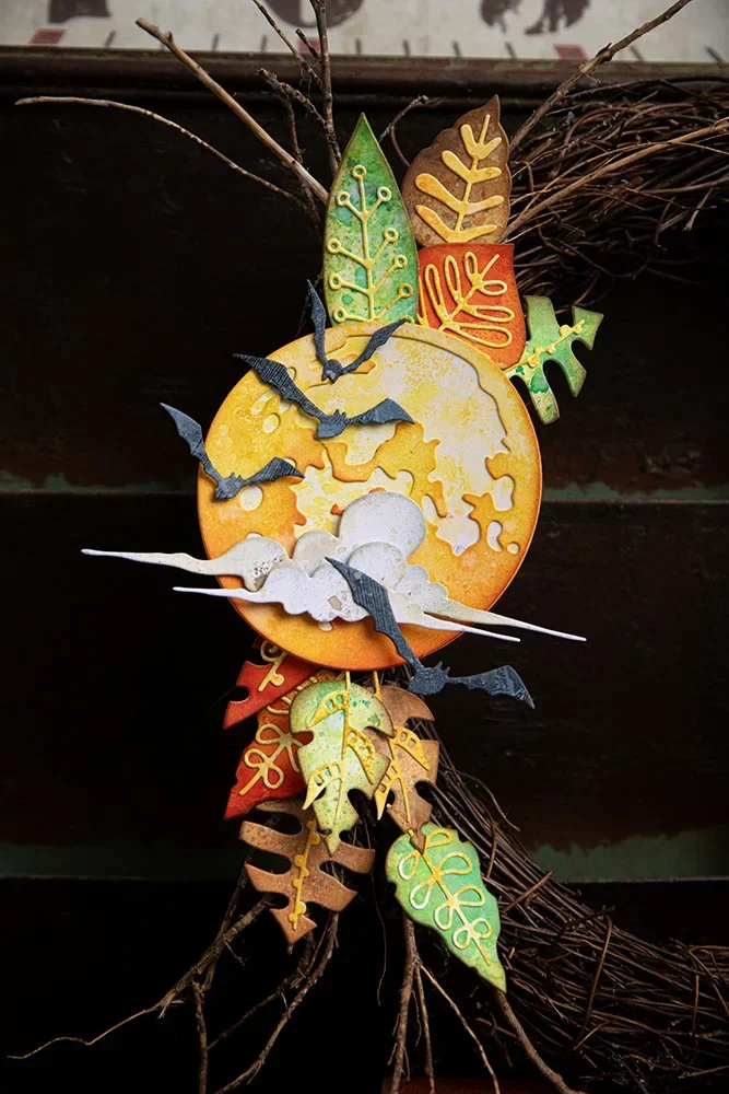 Ночная Хэллоуин Тыква лунный свет Вырубные штампы для рукоделия изготовление