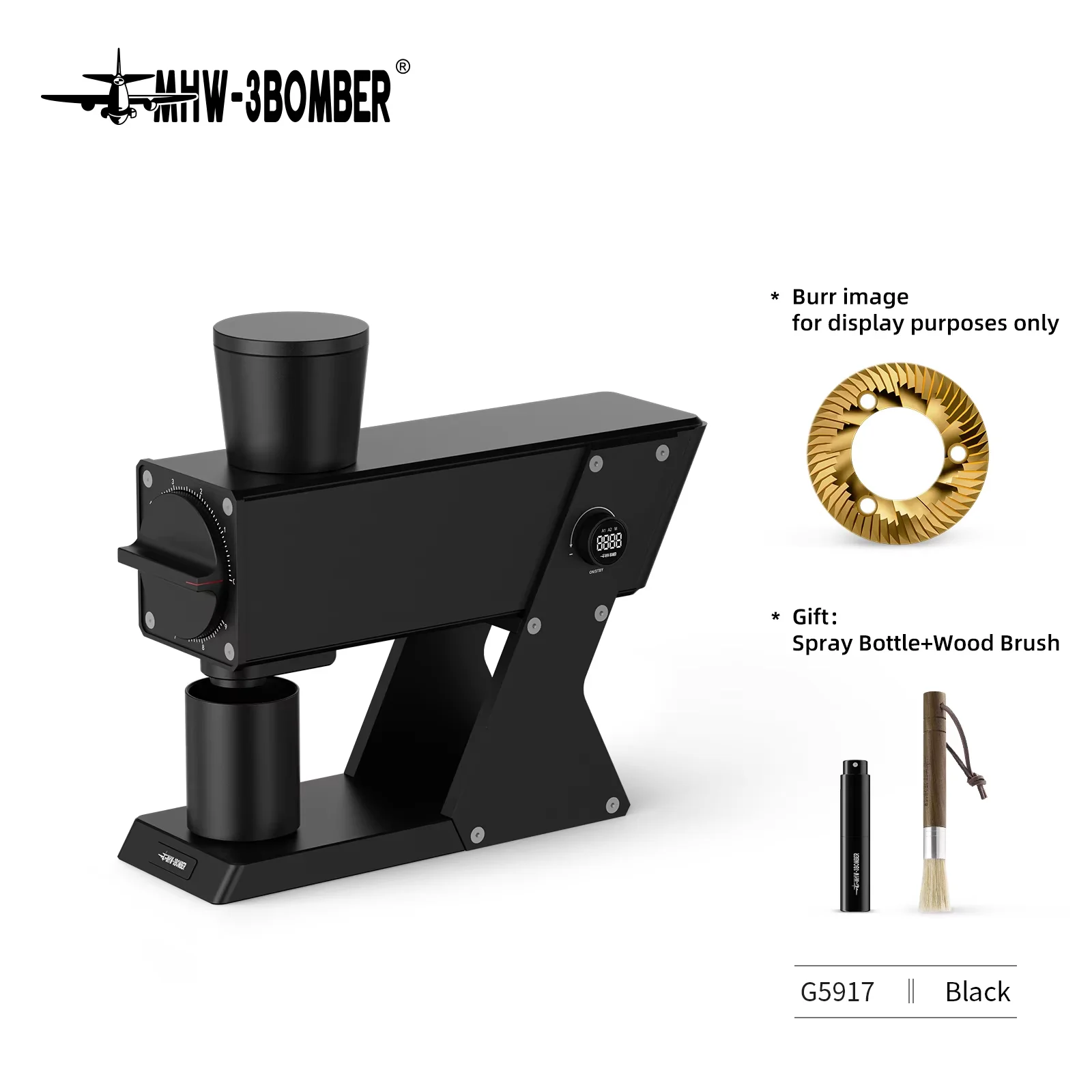 

Электрическая шлифовальная машина MHW-3BOMBER F74 Navigator с плоскими жерновами, кофемолка с 90 бесступенчатыми инструментами для эспрессо и наливания домашнего кафе