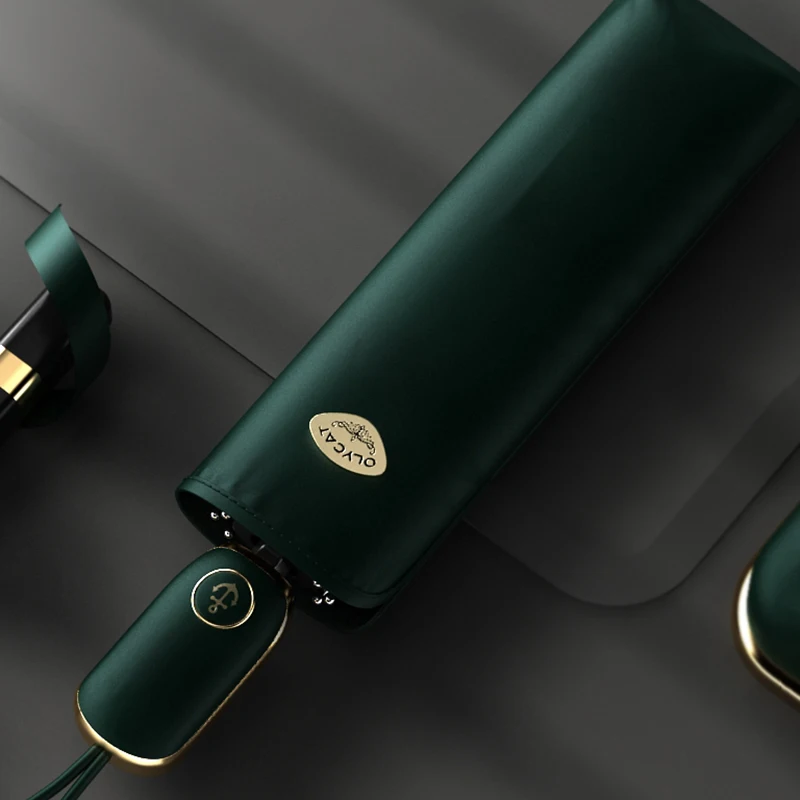 

Женский зонт OLYCAT автоматический складывающийся черный