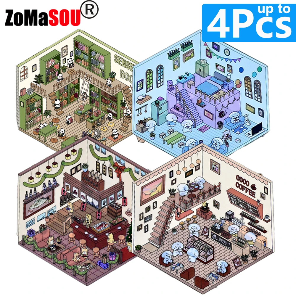 

Набор стикеров 3D мультяшные