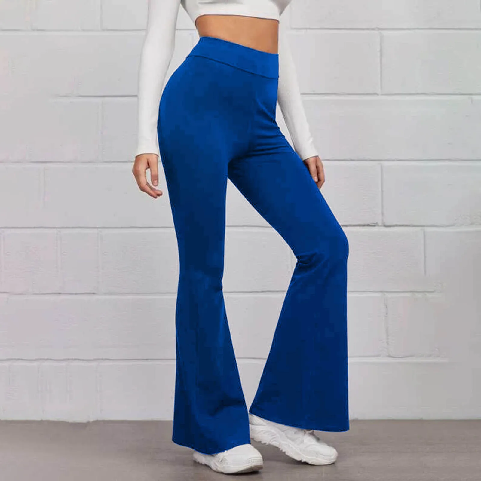 

Jsg1996 Womens High Waist Yoga Pants Women's Casual Summer Solid Elastic High Waist Slim Pants Yoga Pants Women High Waist Tall
