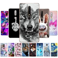 cases for nokia 6 6 1 nokia 7 7 plus nokia 8 2018 case soft tpu phone back cover coque bumper painting pattern animal flower