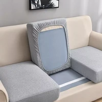 waterproof furniture protector thick sofa cover corner sofa seat slipcover elastic solid color couch cover elastic material