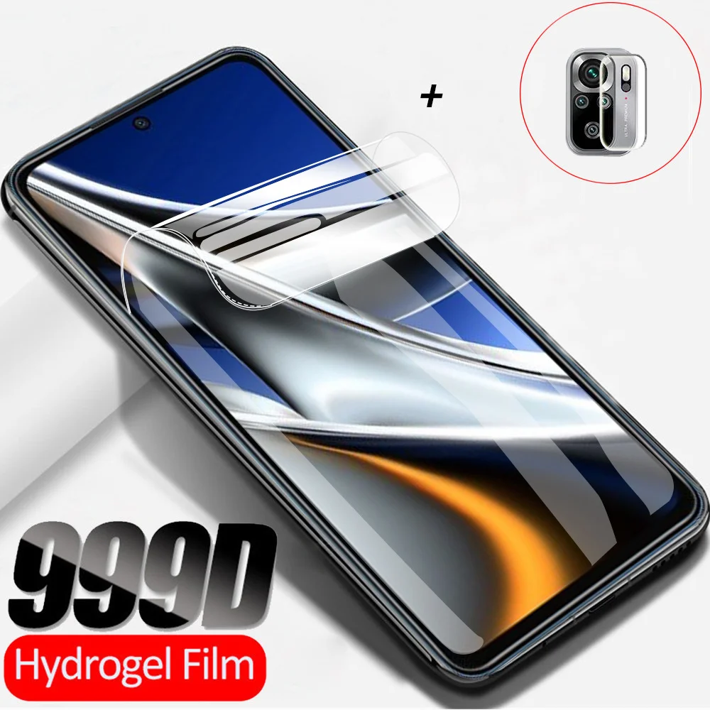 

Poco X5 Pro 5G Hydrogel For Xiaomi Poco X4 GT F4 X3 NFC Pelicula Poko M5s M5 F3 M4 M3 Screen Protector Poco X5Pro Xaomi Film Len