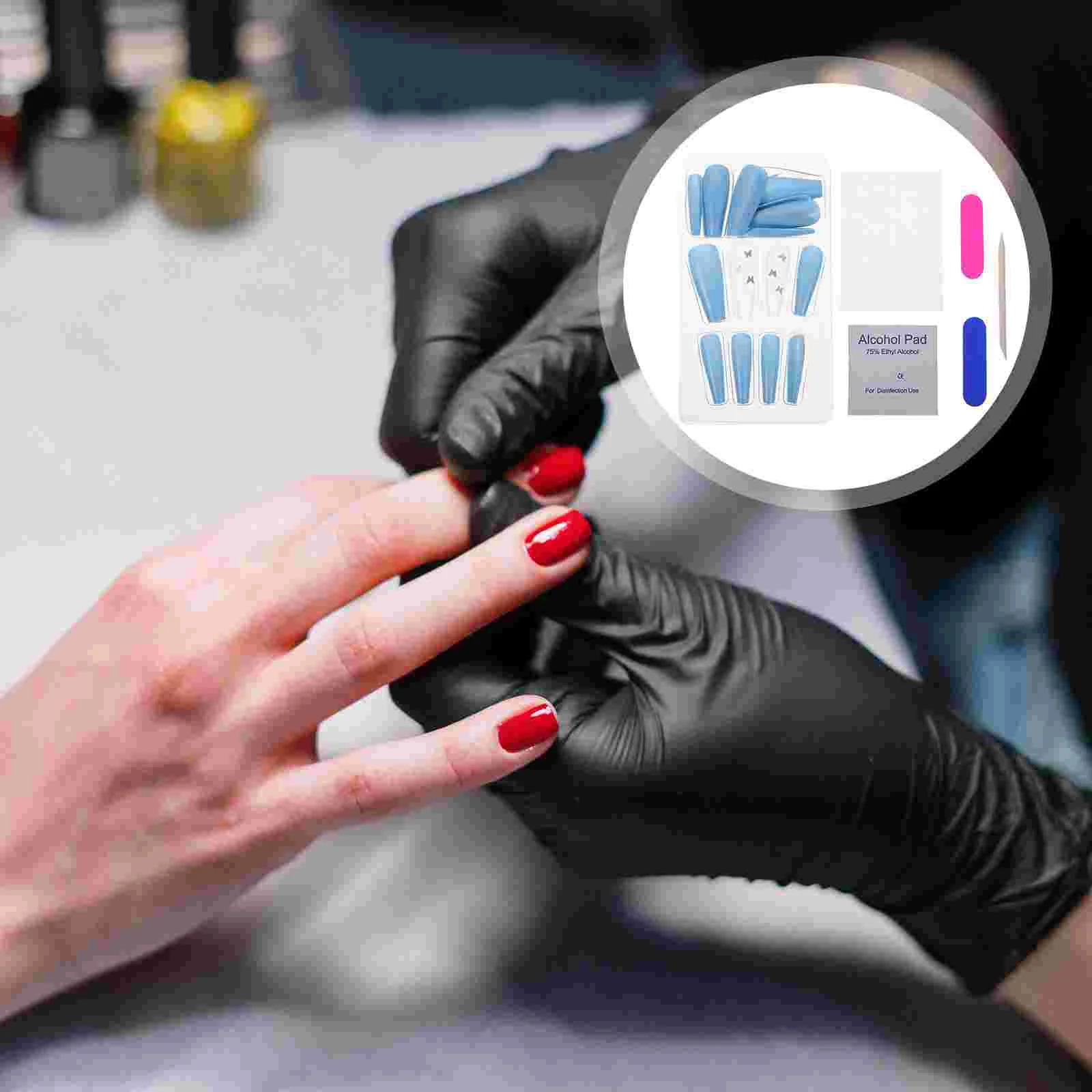 

24Pcs False Nails Tips Full Cover Fake Nails Manicure Decoration