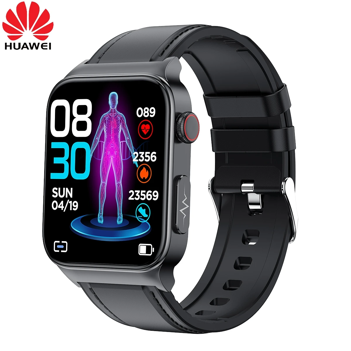 

Смарт-часы Huawei E500 мужские водонепроницаемые с измерением уровня сахара в крови и ЭКГ