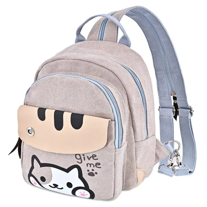 

Neko Atsume Multifunctional Shoulder Bag Cute Cat Travel Hiking Chest Bag Crossbody for Women Sling Backpack Knapsack