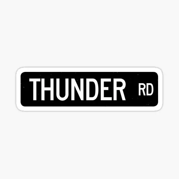 

Thunder Road Street Sign 5PCS Car Stickers for Living Room Room Motorcycle Funny Home Wall Window Anime Kid Stickers Cartoon
