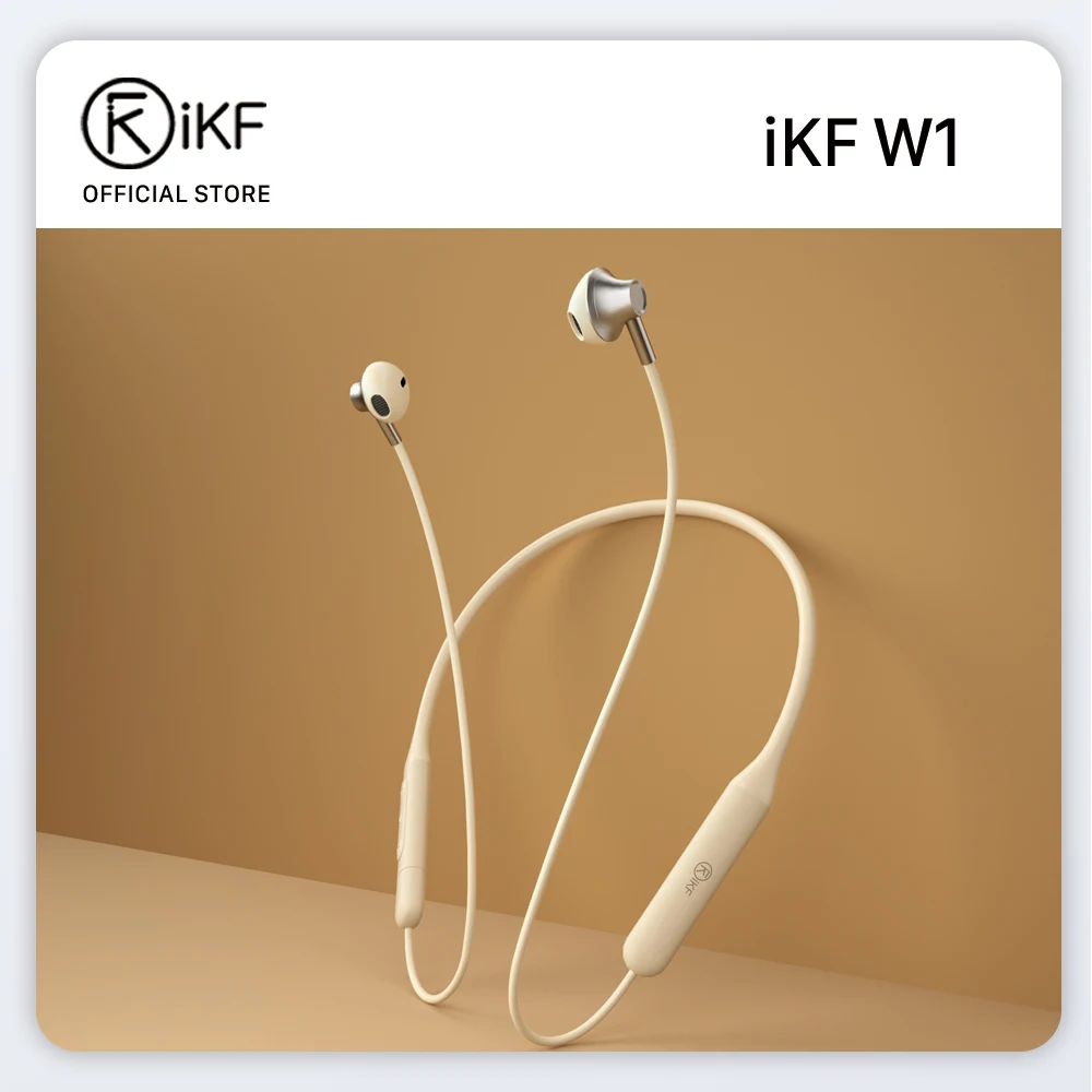 

iKF W1 Bluetooth V5.3 Wireless Sports Earphone Hanging Neck Long Standby IPX4 for iOS/Android