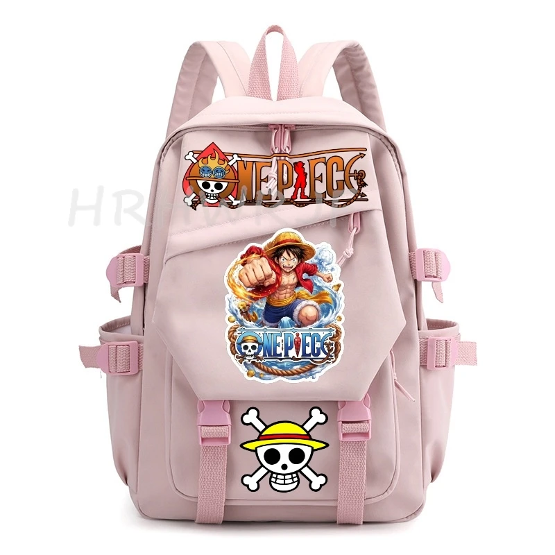 Рюкзак ONE PIECE с изображением аниме-персонажа Монки Д. Луффи, вместительный, для ноутбука, школьный ранец для девочек, ученический рюкзак для начальной школы, для повседневного использования (art.: 3920dbfa26389) - 3920dbfa26389