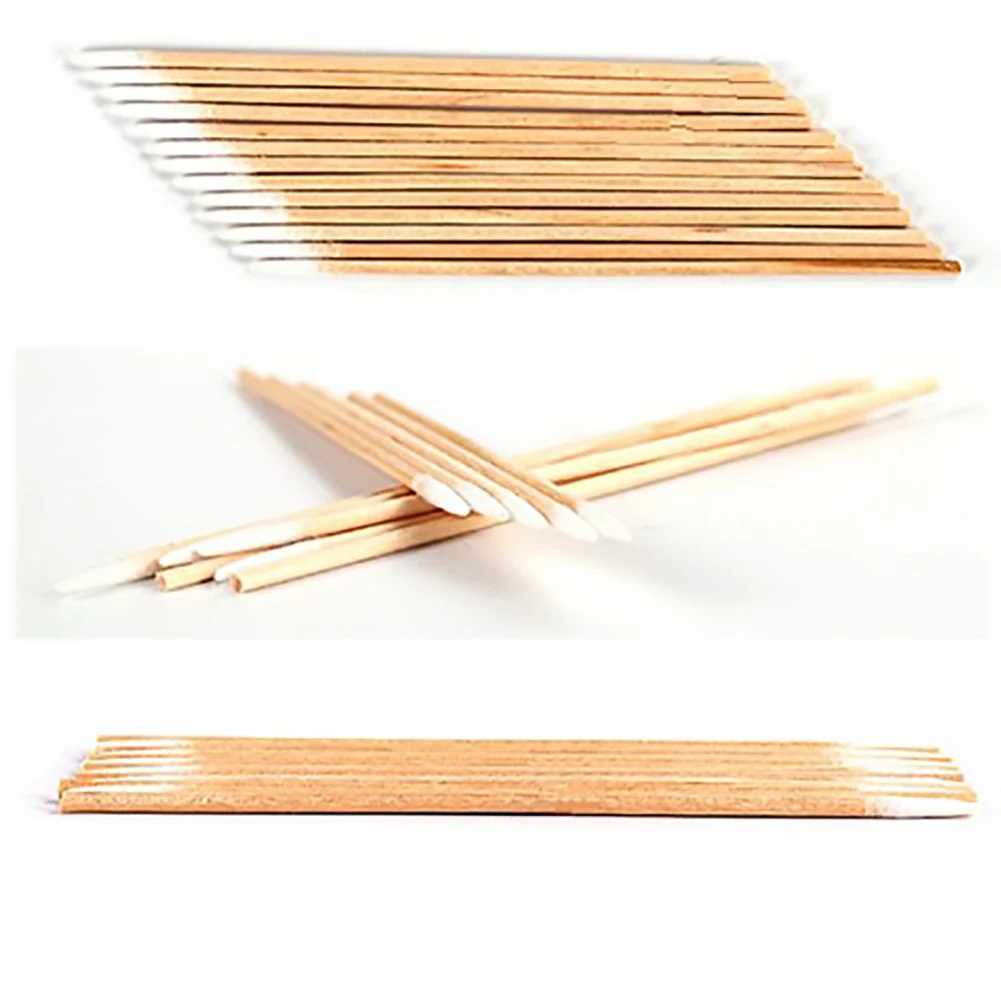 

300pcs Disposable Makeup Microblading Cotton Swab Eyelash Extension Applicator Makeup Removing