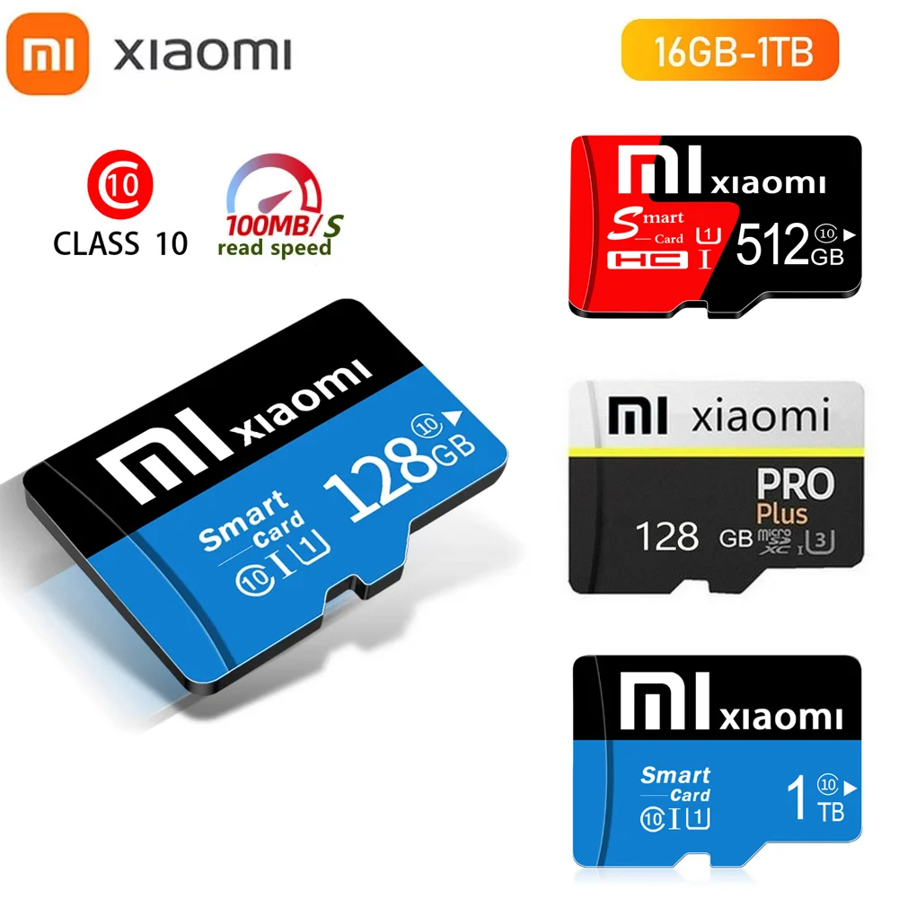 

Мини SD-карта Xiaomi, 128 ГБ, 256 ГБ, 512 ГБ, 1 ТБ, карта памяти, класс 10, TF-карта, 256 ГБ, TF-карта, мини-SD флеш-накопитель, Usb флешка, бесплатный адаптер