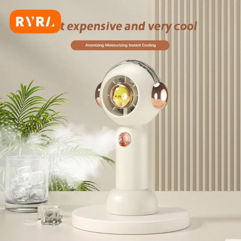 

Personal Mini Fan Fresh Color Scheme Quickly Cool Down Wireless Mobility Fine Polishing Atomize And Moisturize. Water Spray Fan