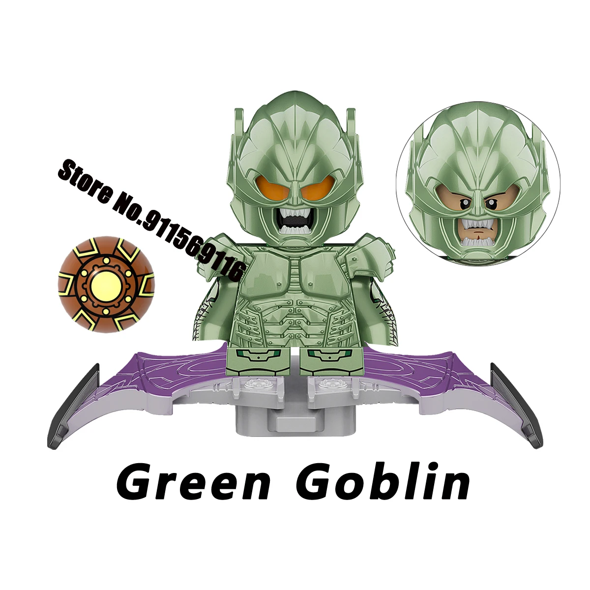 DISNEY Green Goblin Mysterio Building Blocks Doctor Octopus Spider-Gwen Miles Electro Morales Lizard Action Figure Toy Bricks