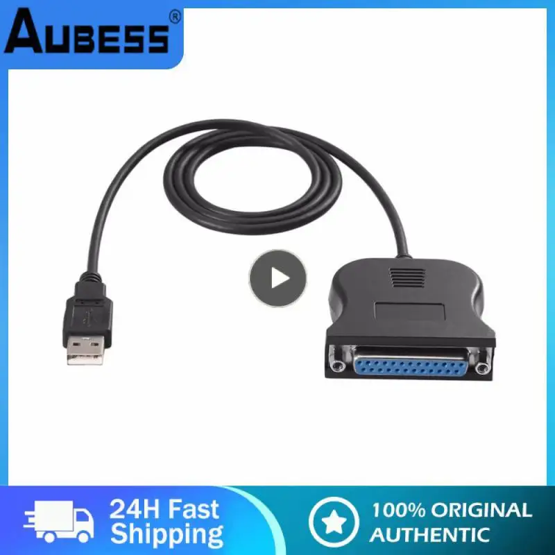 

Usb Interface Usb To Parallel Cable Anti-rust Printer Cable Fast Transmission Strong Compatibility Usb Connector Printer Parts