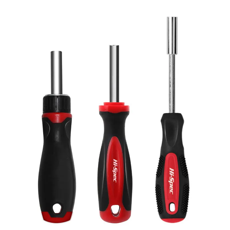 

1PC 6.35mm Handle Multifunction Magnetic Bit Driver For Slotted Hex Torx Phillips Bit Ratchet Screwdriver Bit Holder