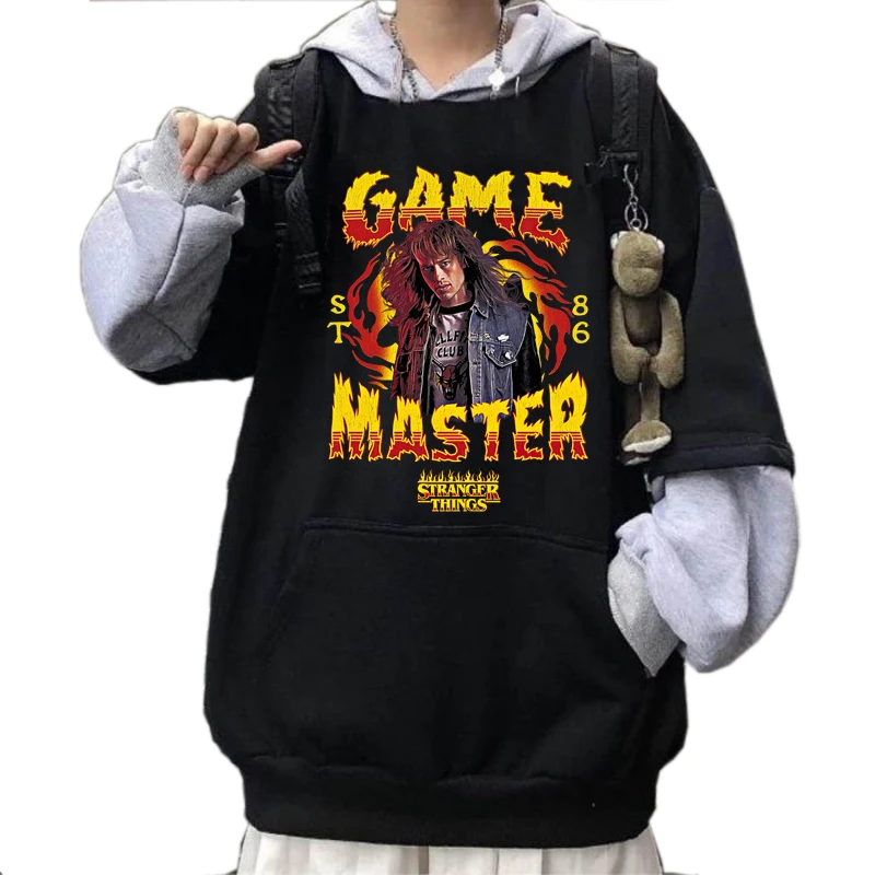 

Harajuku Eddie Munson Game Master 86 Hoodies Sweatshirts Long Sleeve Casual Streetwear Sweatshirts Hoodie Anime Clothes Sudadera