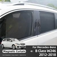 for mercedes benz b class w246 2012 2018 magnetic car side window sun shade uv protection curtain sunshade mesh sun visor summer