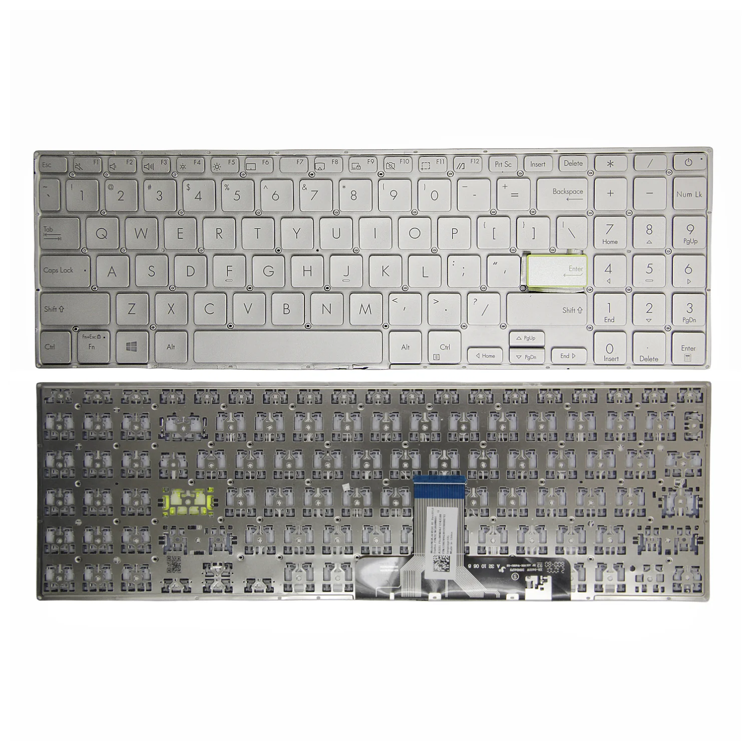 100% новая оригинальная американская/FR (AZERTY)/GR/UK (GB) для Asus X521 X521FA S5600F X521F английская