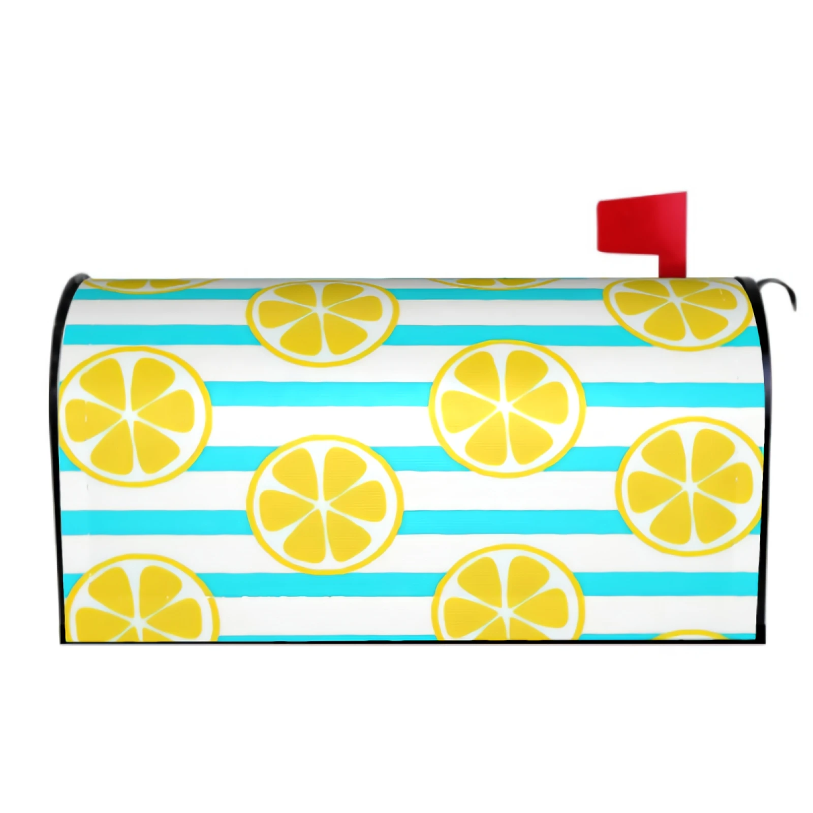 

Summer Fruit Farmhouse Decorative Mailboxes Wraps Post Letter Box Cover Standard Size 18x21 In for Outdoor Garden Yard Home