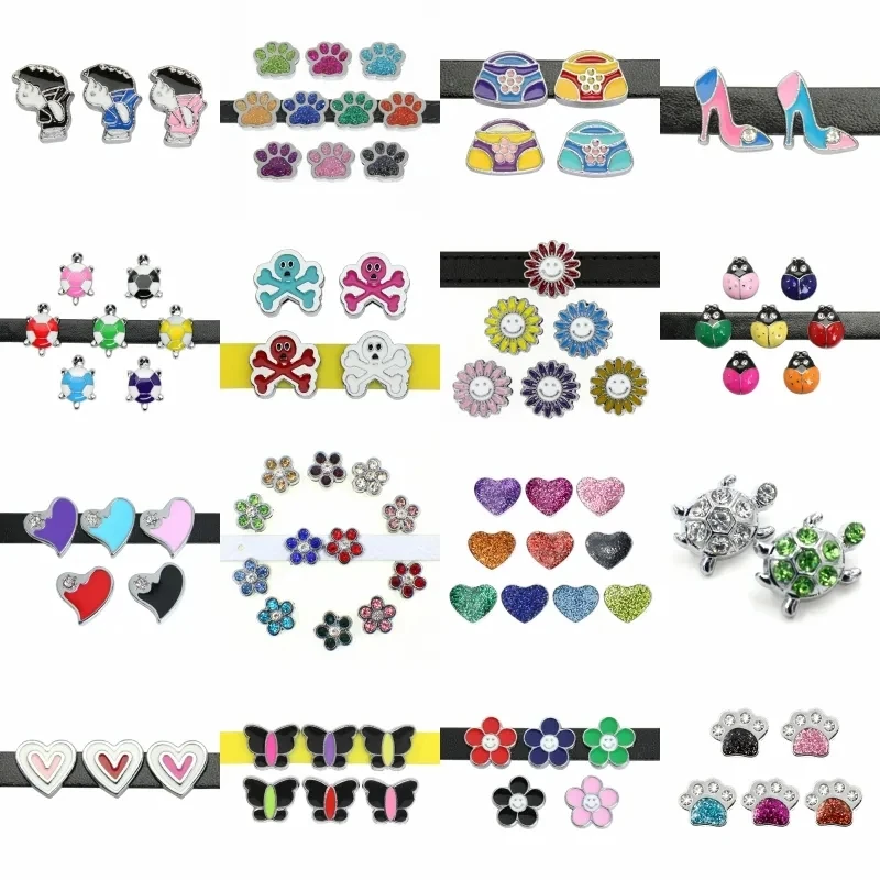 10 шт./партия кожаные подвески для браслета 8 мм