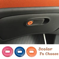 smart 453 fortwo car interior stickers car copilot glovebox keyhole decorative covers trim strips car styling