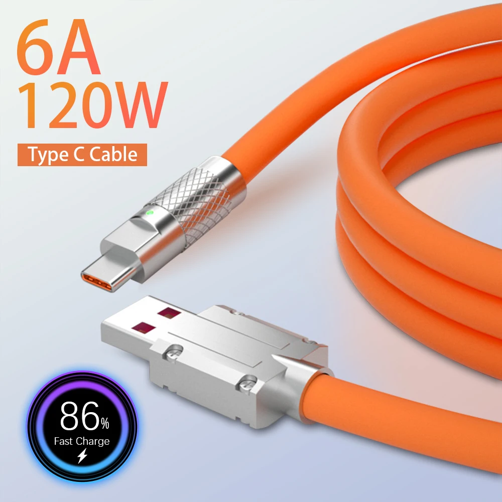 

Кабель USB Type-C с поддержкой быстрой зарядки, 6 А, 120 Вт