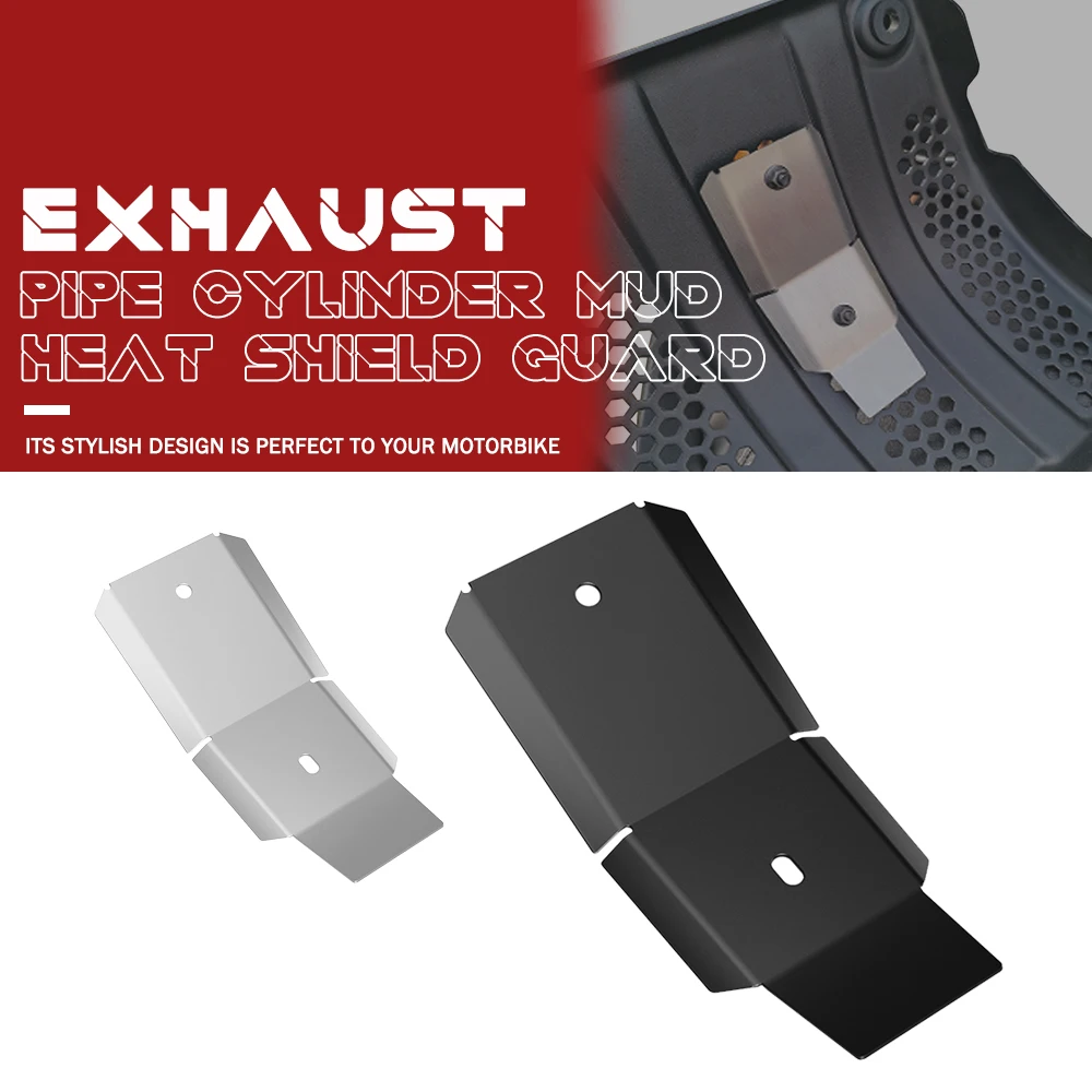 

800MT Front Exhaust Pipe Cylinder Mud Heat Shield Guard Motorcycle Accessories For CFMOTO CF MOTO 800 MT N39° 2021 2022 2023