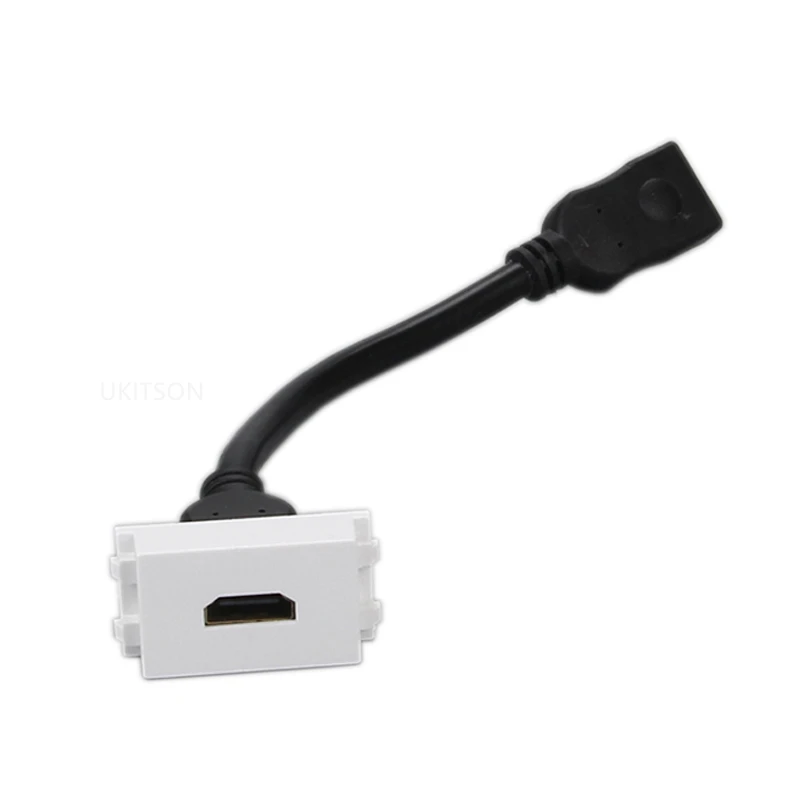 HDMI2.0 Разъем гнездо-гнездо высокое разрешение HDMI модуль слот с проводом 20 см для