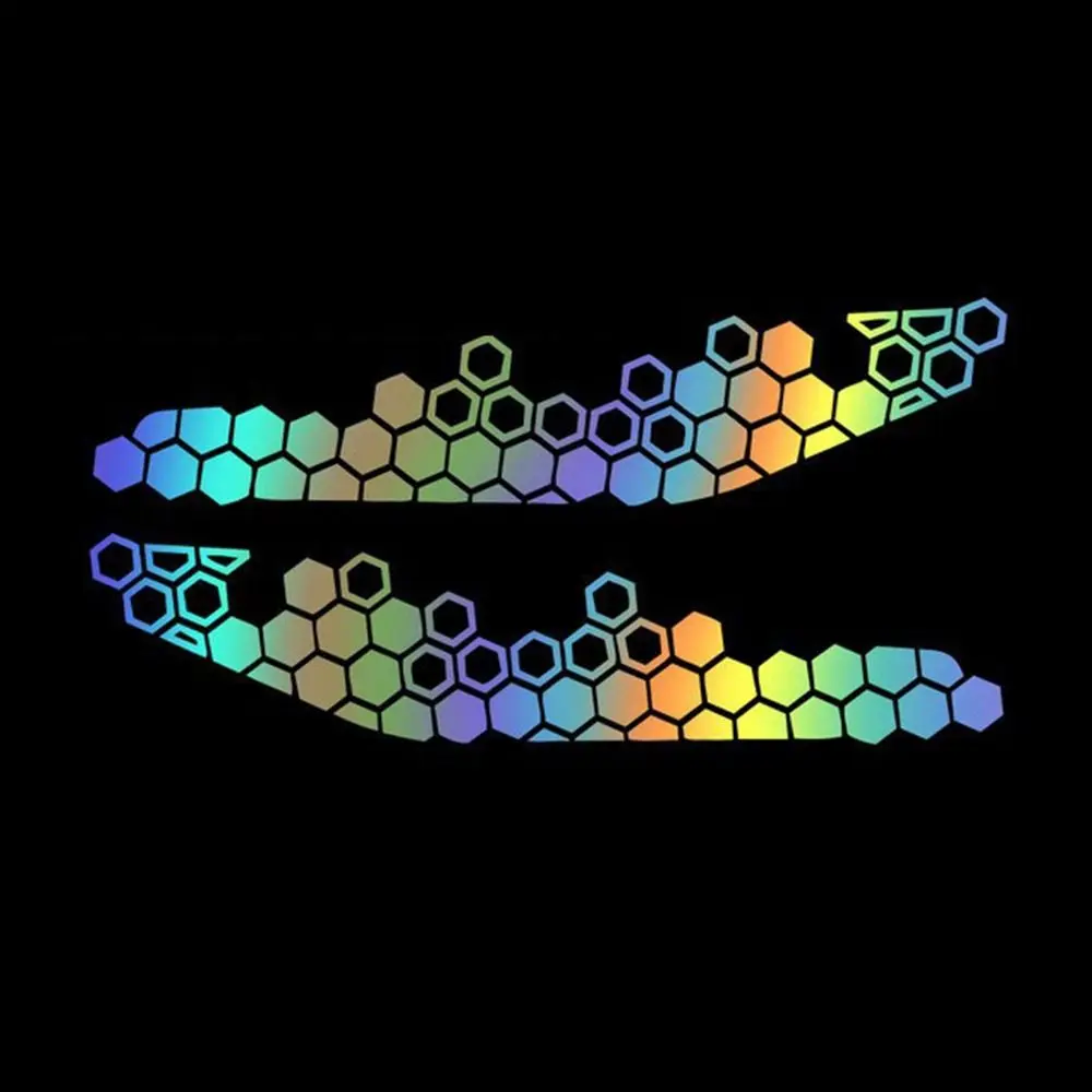 

Наклейки с Сотами для мотоцикла, декоративные наклейки, устойчивые к царапинам, водонепроницаемые, пыленепроницаемые, отражающие наклейки, универсальные аксессуары для мотоцикла