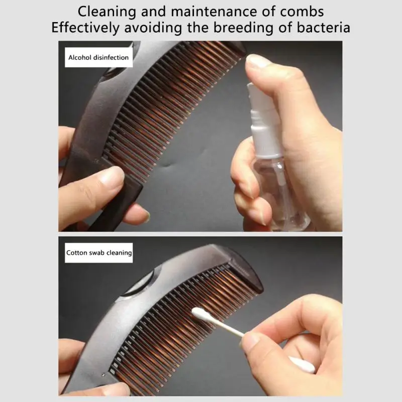 Антибликовая гребень для массажа кожи головы с ручкой бритья + бандо