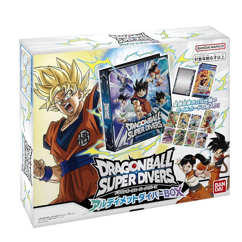 Фото BANDAI Dragon Ball Super Divers Ultimate Diver Booster Pack Box TCG ЯПОНИЯ Аниме Ограниченная коллекционная карта №1