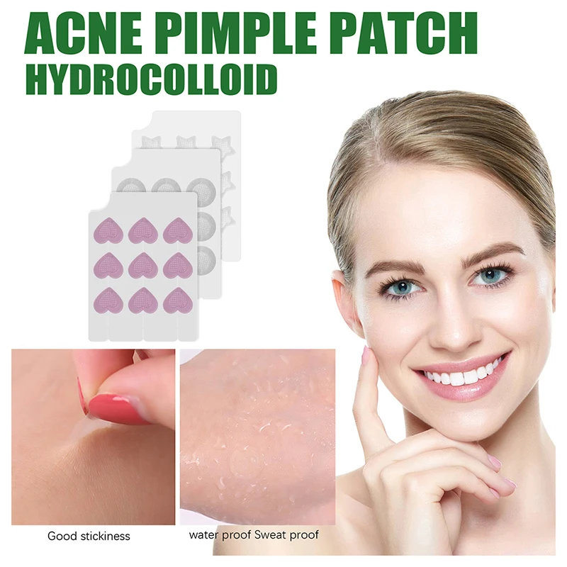 Наклейки Микроиглы против прыщей Удаление Успокаивающая кожа Пластыри для лица