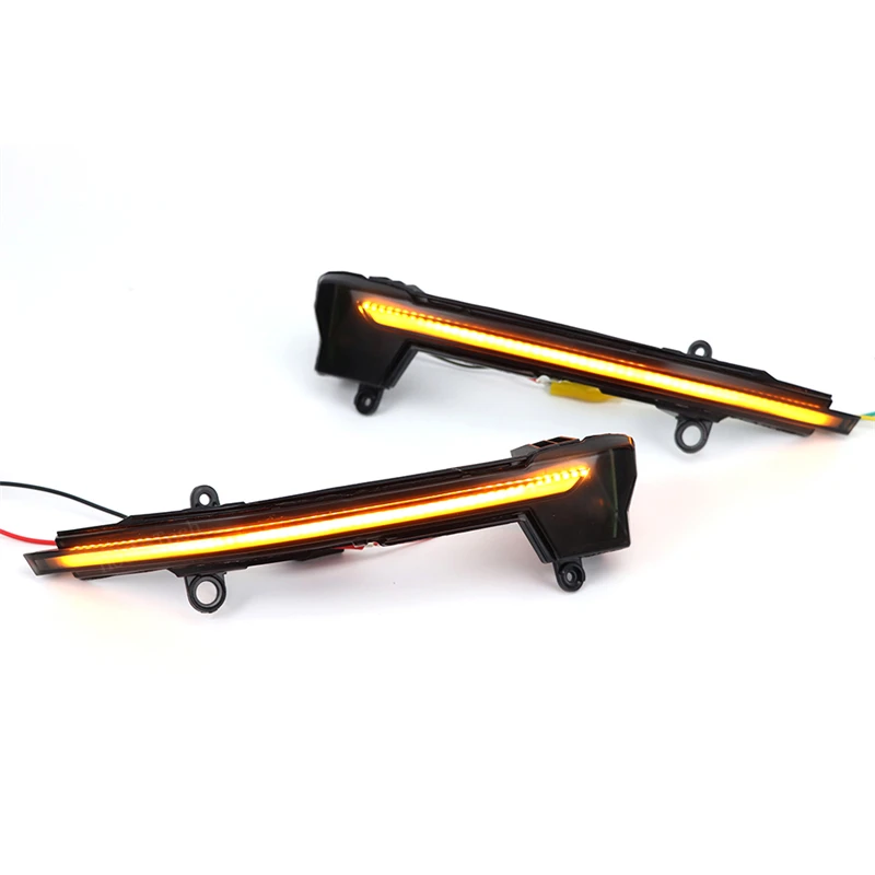 2 шт. дымчатые линзы боковое зеркало последовательный указатель поворота для Seat