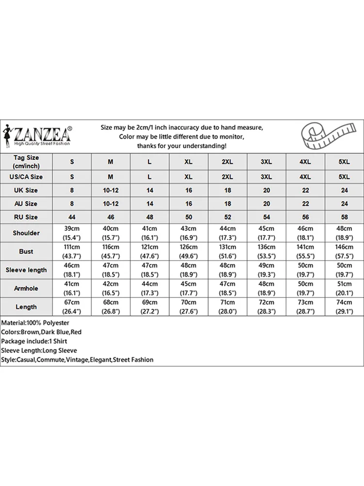 ZANZEA женские рубашки в полоску с принтом модные кружевные топы праздничные